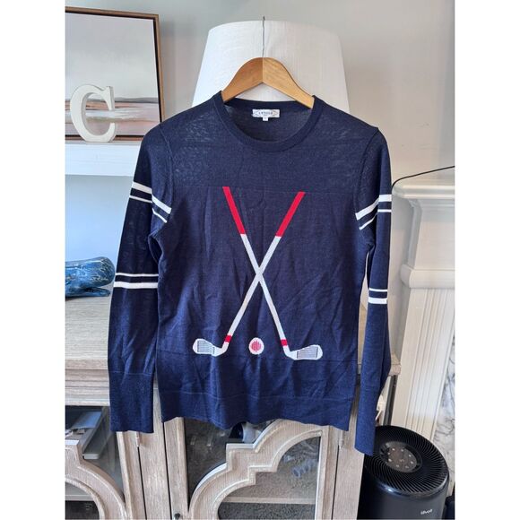L'Etoile Sport Club Sweater in Blue Size Small - Picture 3 of 8